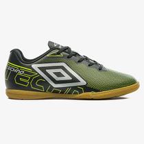 Tênis Futsal Umbro Techno Jr Infantil Preto Limão