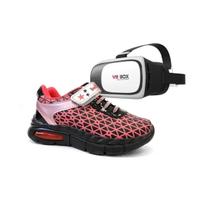 Tenis Glass 3d Com Oculos 3d 3107 Pink/Preto