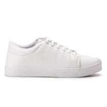 Tênis Godiva Casual Feminino Cadarço Branco