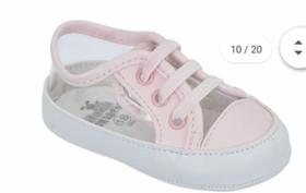 Tênis HanaBaby Rosa Transparente feminino infantil