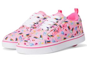 Tênis Heelys Pro 20 Prints Skate Rosa em Lona, Tamanho 8