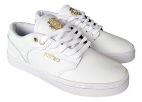 Tênis Hocks Montreal White Gold