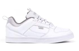 Tênis Hocks Pop Lite Branco Brilhante Couro Liso