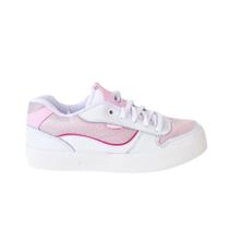 Tenis hocks puff mauvee - branco rosa
