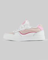 Tênis Hocks Puff - Mauvee (Branco/Rosa) Tênis Hocks Puff - Mauvee (Branco/Rosa)