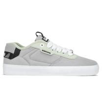 Tênis Hocks Unissex Lona Flat Core Cascalho Cinza