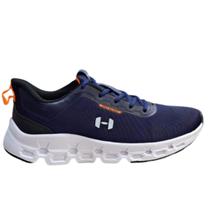 Tênis Host Esportivo H26800 Masculino Marinho + Laranja
