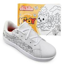 Tênis Hype Kidy Goods Branco Infantil Mais Livro Kidy Goods Tênis Hype Kidy Goods Branco Infantil Mais Livro Kidy Goods