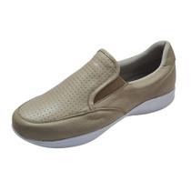 Tênis Iate Couro de Carneiro Off White