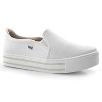 Tênis Iate Flatform Feminino Via Marte Branco 22-10209-01