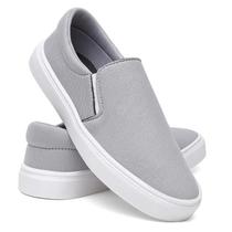 Tênis Iate Slip on Calce Fácil Casual Esporte Fino - Unissex