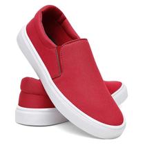 Tênis Iate Slip on Calce Fácil Casual Hype Shoes Esporte Fino Unissex