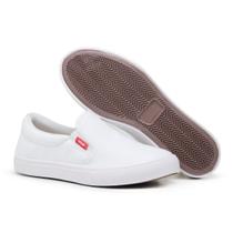 Tênis Iate Voe Um Clássico e Elegante Slip On + Palmilha Bolha Em Gel Anatômica