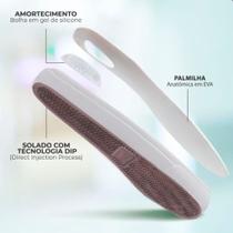 Tênis Iate Voe Um Clássico e Elegante Slip On + Palmilha Bolha Em Gel Anatômica Tênis Iate Voe Um Clássico e Elegante Slip On + Palmilha Bolha Em Gel Anatômica