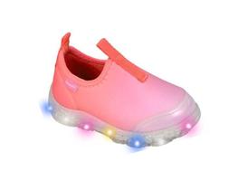 Tênis Infantil 682 Liz Luz Rosa Neon Pampili