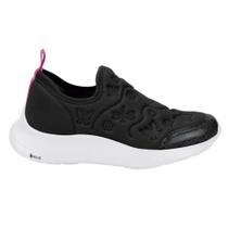 Tenis infantil action bplus preto/pink glow Tenis infantil action bplus preto/pink glow