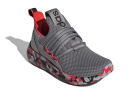 Tênis infantil adidas Lite Racer Adapt 7.0 cinza vermelho Tênis infantil adidas Lite Racer Adapt 7.0 cinza vermelho