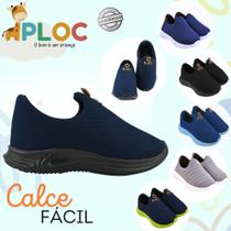 Tênis Infantil Anatômico Calce Fácil Passeio Caminhada Escola PLOC P26