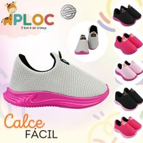 Tênis Infantil Anatômico Calce Fácil Passeio Caminhada Escola PLOC P26