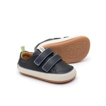 Tênis Infantil - Andar e Equilibrar - Primeiros Passos - Bossy Colors - Preto/Azul - Tip Toey Joey