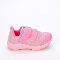 Tênis Infantil Baby Feminino Energy Respitec Kidy Rosa Lilas