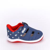 Tênis Infantil Bebê Calce Fácil Kidy Colors Sandal Azul
