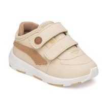 Tenis Infantil Bebe Jogging Sem Cadarço Bege Pimpolho Tenis Infantil Bebe Jogging Sem Cadarço Bege Pimpolho