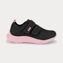 Tênis Infantil Bibi Action Preto com Rosa Tênis Infantil Bibi Action Preto com Rosa