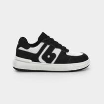 Tênis Infantil Bibi B College Branco e Preto 1241003