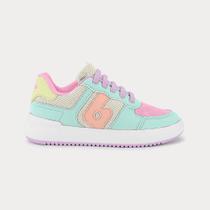 Tênis Infantil Bibi B College Rosa com Verde Tênis Infantil Bibi B College Rosa com Verde