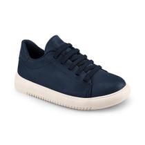 Tênis Infantil Bibi Couro Casual Azul Naval New Way 1192043