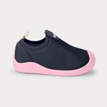 Tênis Infantil Bibi Fisioflex 5.0 Azul Marinho com Rosa Tênis Infantil Bibi Fisioflex 5.0 Azul Marinho com Rosa