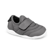 Tênis Infantil Bibi Fisioflex Originals com tiras autocolantes Cinza Casual Tênis Infantil Bibi Fisioflex Originals com tiras autocolantes Cinza Casual