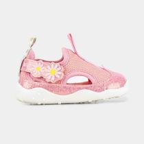 Tênis Infantil Bibi Fisioflex Originals Rosa de Flores