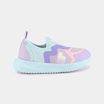 Tênis Infantil Bibi Flash Azul com Lilás