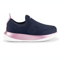 Tênis infantil bibi flash bplus marinho/rosa doce