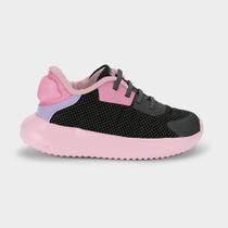 Tênis Infantil Bibi Flash Preto com Rosa 1232119