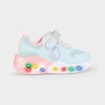 Tênis Infantil Bibi Fun Light Azul com Rosa Tênis Infantil Bibi Fun Light Azul com Rosa