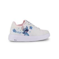 Tênis Infantil Bibi Glam Branco de Brilho do Stitch