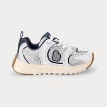 Tênis Infantil Bibi Jogging Branco com Azul Marinho Tênis Infantil Bibi Jogging Branco com Azul Marinho