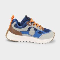 Tênis Infantil Bibi Jogging Kids Azul com Grafite Tênis Infantil Bibi Jogging Kids Azul com Grafite