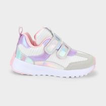 Tênis Infantil Bibi Jogging Kids Branco com Lilás