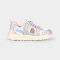 Tênis Infantil Bibi Jogging Kids Branco com Prata