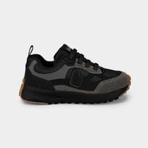 Tênis Infantil Bibi Jogging Preto com Cinza Tênis Infantil Bibi Jogging Preto com Cinza