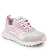 Tênis infantil bibi jogging rosa branco sugar