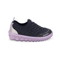 Tênis Infantil Bibi Roller 2.0 Azul com Estampa de Corações para Escola