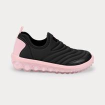Tênis Infantil Bibi Roller 2.0 Preto com Rosa 1155324 Tênis Infantil Bibi Roller 2.0 Preto com Rosa 1155324