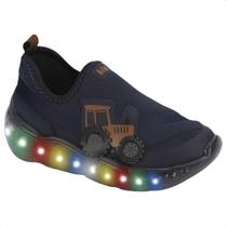 Tênis Infantil Bibi Roller Celebration 3.0 Led Luz Calce Fácil Carro