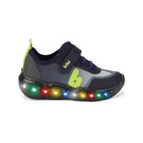 Tênis Infantil BIBI Roller Celebration 3.0 Luz Led Colorido Casual Escolar Masculino