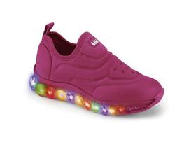 Tênis Infantil BIBI Roller Celebration Luz Led Colorido Feminino